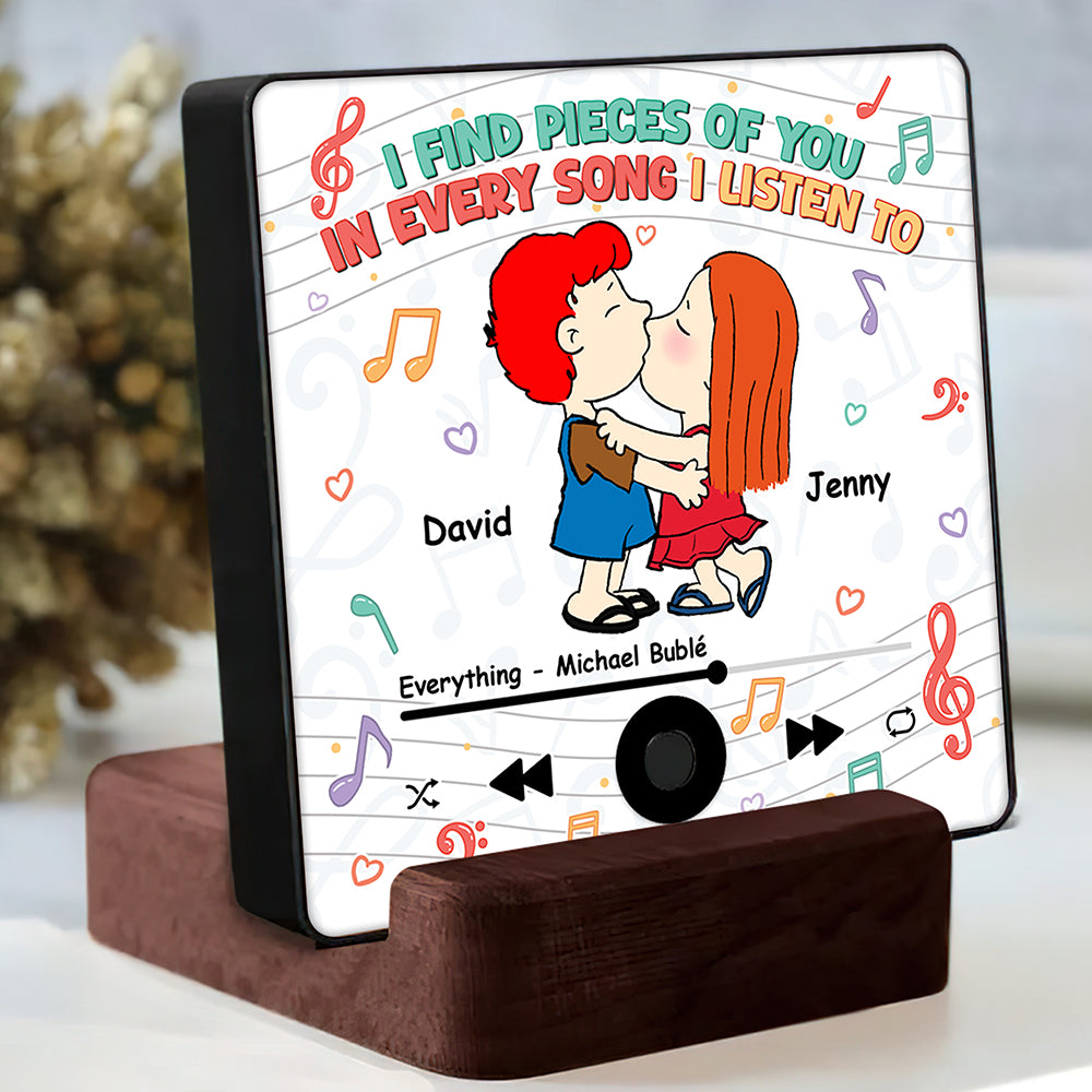 Personalized Music Fridge Magnet - Special Couple Gift Fridge Magnet PopCulturePrints
