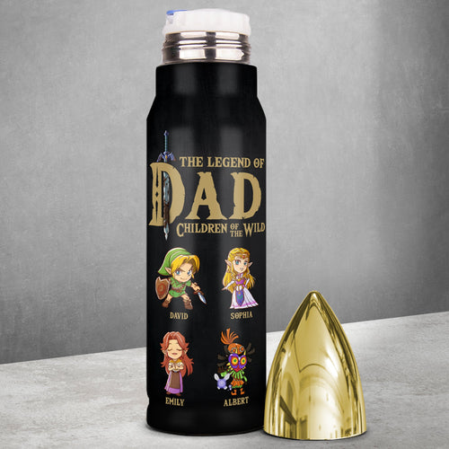 Legend of Dad Personalized Bullet Tumbler Tumbler Cup PopCulturePrints