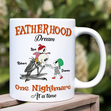 Load image into Gallery viewer, Custom Father&#39;s Day Mug - Fatherhood: One Nightmare at a Time Coffee Mug PopCulturePrints
