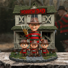 Load image into Gallery viewer, &quot;Horror Dad: The Legendary Nightmare&quot; - Custom Personalized Plaque For Dad Shaped Plaques PopCulturePrints
