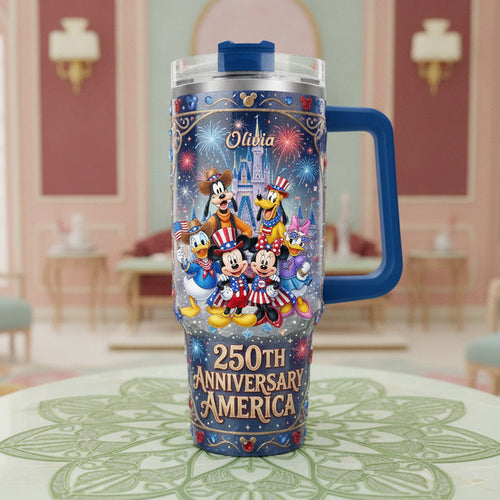 Celebrate America with a Fun Twist - Personalized 40oz Tumbler for True Patriots Tumbler Cup PopCulturePrints