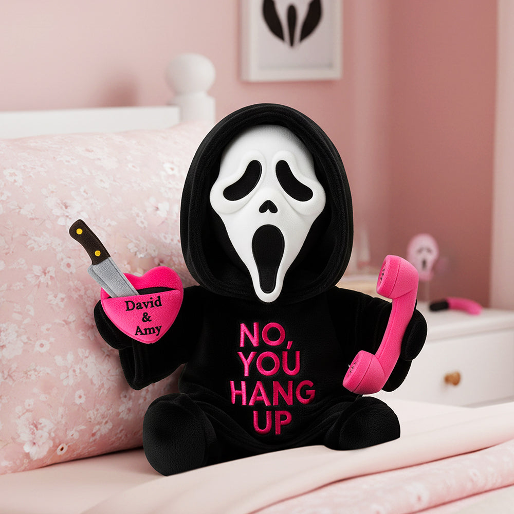 No, You Hang Up - Personalized Shaped Pillow for Couples Pillow PopCulturePrints