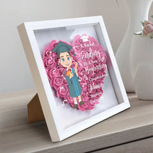 Load image into Gallery viewer, The Beauty Of The Future - Personalized Flower Shadow Box for Graduation Flower Shadow Box PopCulturePrints
