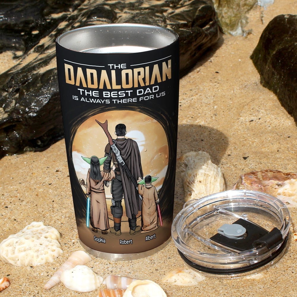 The DADalorian Personalized Tumbler - The Best Dad Gift