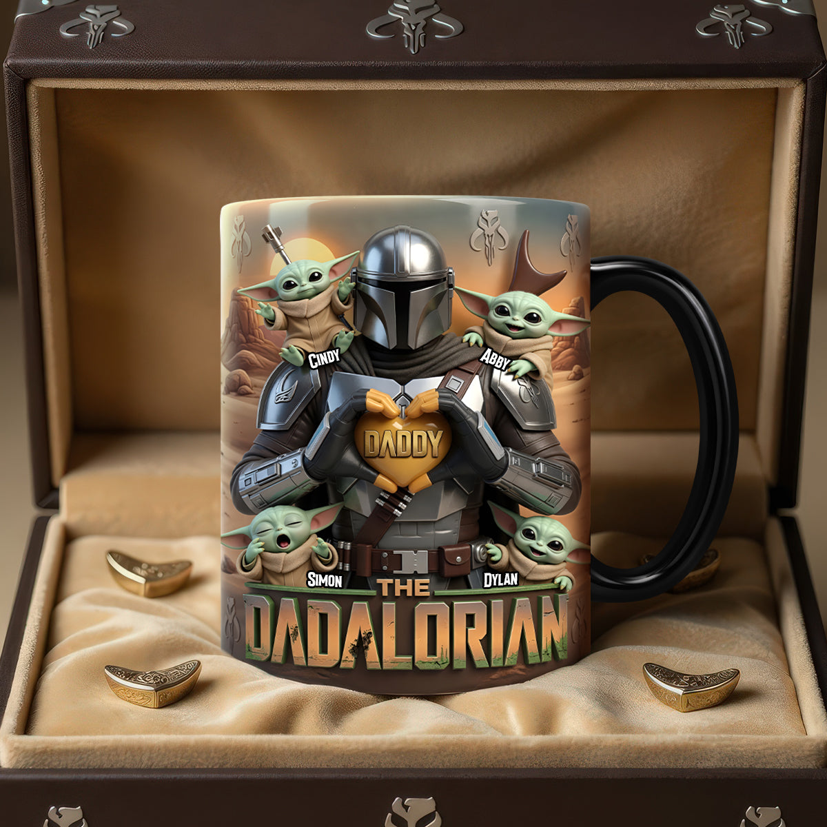Dad Magic Coffee Mug - Personalized Gift for Father's Day
