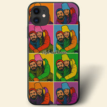 Load image into Gallery viewer, Love in Every Color - Personalized Couple Art Phone Case Phone Case PopCulturePrints
