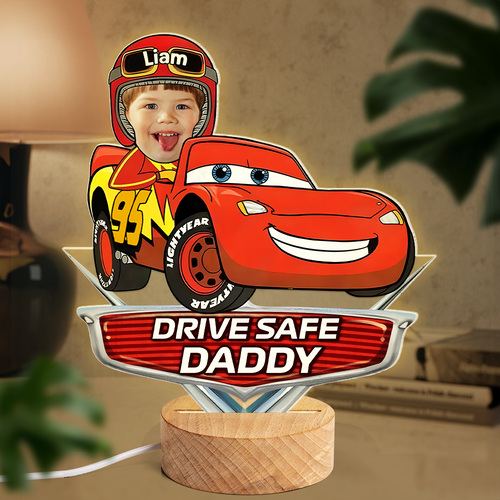 Personalized Cartoon Car LED Night Light for Kids Led Night Light PopCulturePrints