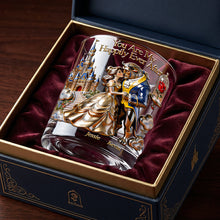 Load image into Gallery viewer, You Are My Happily Ever After - Romantic Couple Round Glass Glass PopCulturePrints
