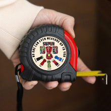 Load image into Gallery viewer, Super Dad Personalized Tape Measure - Unique Gift for Father&#39;s Day Tape Measures PopCulturePrints
