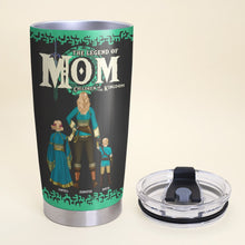 Load image into Gallery viewer, Personalized &#39;Legend of Mom&#39; Tumbler - Custom Family Gifts Tumbler Cup PopCulturePrints
