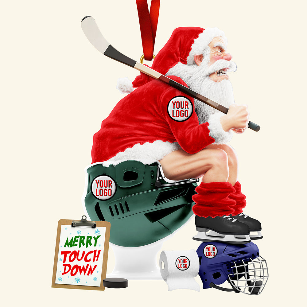 “Celebrate Your Team Spirit!” - Strong Rivalry Sport Lover Ornament - Custom Personalized Gift for Ice Game Fans Ornament PopCulturePrints