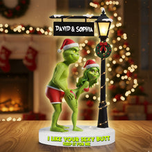 Load image into Gallery viewer, I Like Your Sexy Butt - Personalized Cheeky Green Monster Couple Acrylic Light Box Light Box PopCulturePrints
