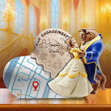 Load image into Gallery viewer, Our Engagement, A Journey of Love - Personalized Couple&#39;s Sweet Engagement Acrylic Plaque Shaped Plaques PopCulturePrints

