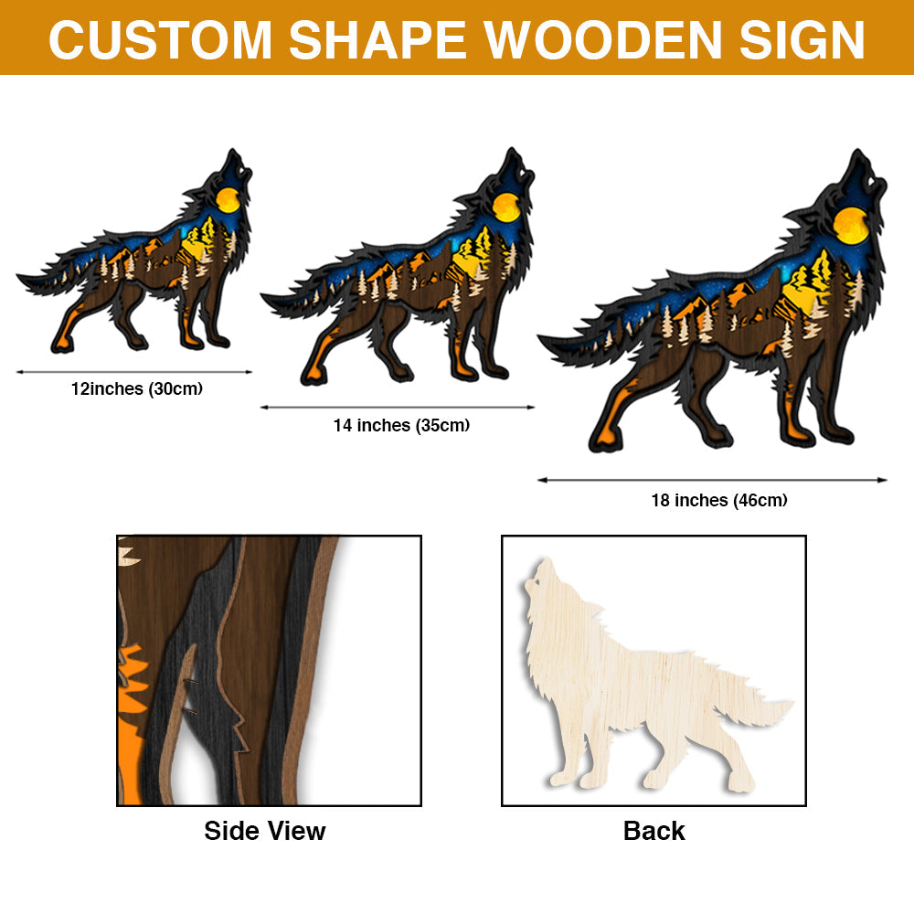Personalized Spooky Family Welcome Wood Sign - Halloween Edition Wood Sign PopCulturePrints