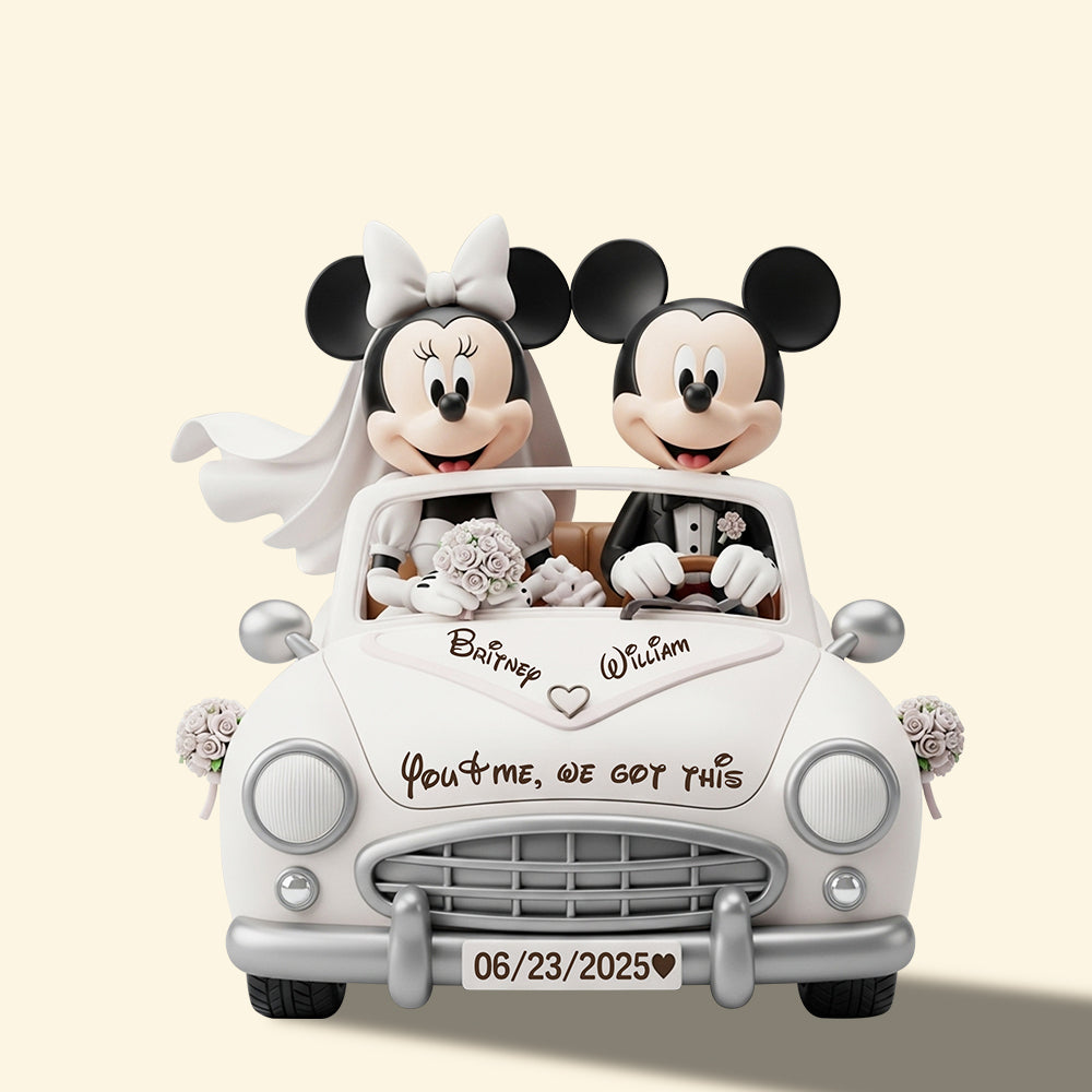 You & Me, We Got This - Personalized Couple Wedding Acrylic Plaque Shaped Plaques PopCulturePrints