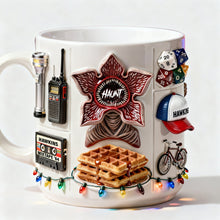 Load image into Gallery viewer, “Embrace Your Inner Hero” - Retro Horror Adventure Coffee Mug - Personalized Gift for Fantasy Lovers Coffee Mug PopCulturePrints
