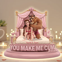 Load image into Gallery viewer, "You Make Me Complete" - Unique True Love Light Box - Personalized Gift for Couples Light Box PopCulturePrints
