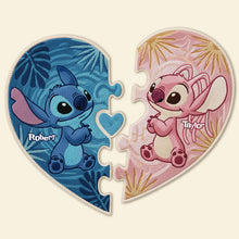 Load image into Gallery viewer, “Complete Your Home with Love: Personalized Cute Characters Doormat” - Custom Gift for Couples Doormat PopCulturePrints
