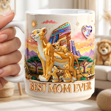 Load image into Gallery viewer, Best Mom Ever - Wild Mama Love Coffee Mug - Personalized Gifts for Mom Coffee Mug PopCulturePrints
