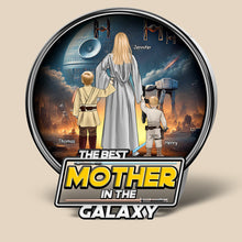 Load image into Gallery viewer, The Best Mother in the Galaxy - Personalized Gifts for Mom Shaped Plaques PopCulturePrints
