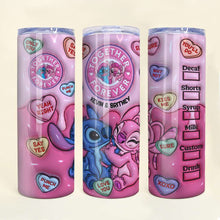 Load image into Gallery viewer, Together Forever Personalized Tumbler for Couples Tumbler Cup PopCulturePrints
