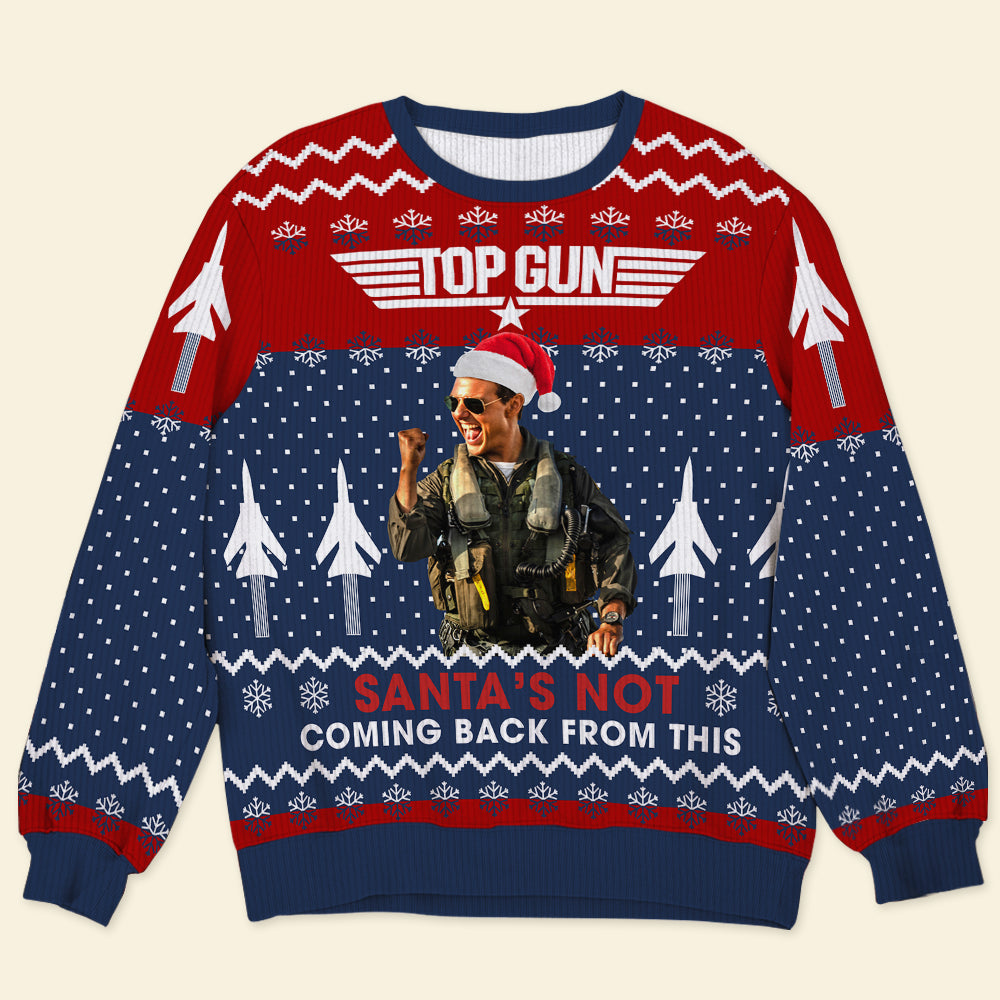 Christmas Action Movie Lovers Ugly Sweater AOP Products PopCulturePrints