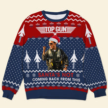 Load image into Gallery viewer, Christmas Action Movie Lovers Ugly Sweater AOP Products PopCulturePrints
