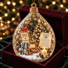 Load image into Gallery viewer, Christmas In Heaven Cardinal Ornament - A Personalized Memorial Gift
