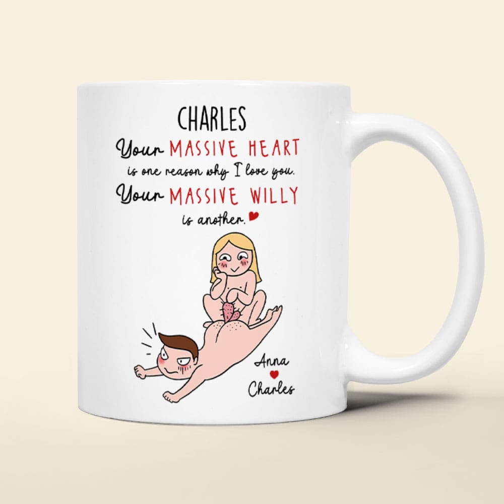 Personalized Couples Coffee Mug - A Unique Love Declaration Coffee Mug PopCulturePrints