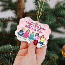 Load image into Gallery viewer, Custom Friends Christmas Ornament - Laugh, Cry, Smile Ornament PopCulturePrints
