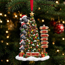 Load image into Gallery viewer, “Celebrate Family Joy with Our Lovely Sheep Family Ornament” - Personalized Christmas Gift for Family
