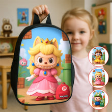 Load image into Gallery viewer, Back To School with Your Favorite Monster - Personalized Kids School Bag Backpack PopCulturePrints
