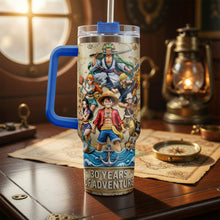 Load image into Gallery viewer, 30 Years Of Adventure - Personalized Anime Lover Tumbler Tumbler Cup PopCulturePrints
