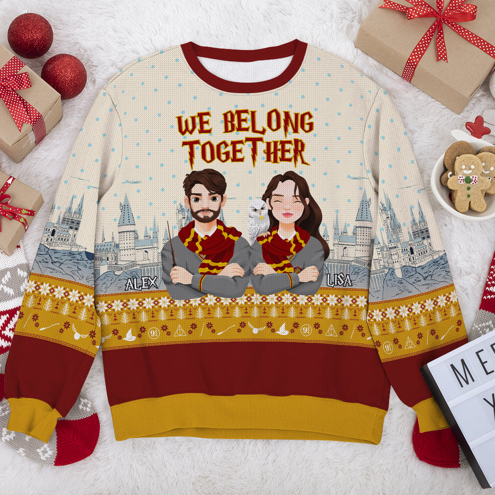 Personalized Harry Potter Themed Christmas Sweaters