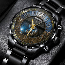 Load image into Gallery viewer, Ignite Your Passion: Welder Men's Watch - Personalized Gift for Him Men's Watch PopCulturePrints
