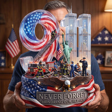 Load image into Gallery viewer, Never Forget: Honoring Our Heroes - Custom 9.11 Plaque Gift Shaped Plaques PopCulturePrints

