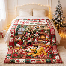 Load image into Gallery viewer, “It's the Most Wonderful Time of the Year” - Personalized Holiday Family Blanket - Custom Gift for Everyone
