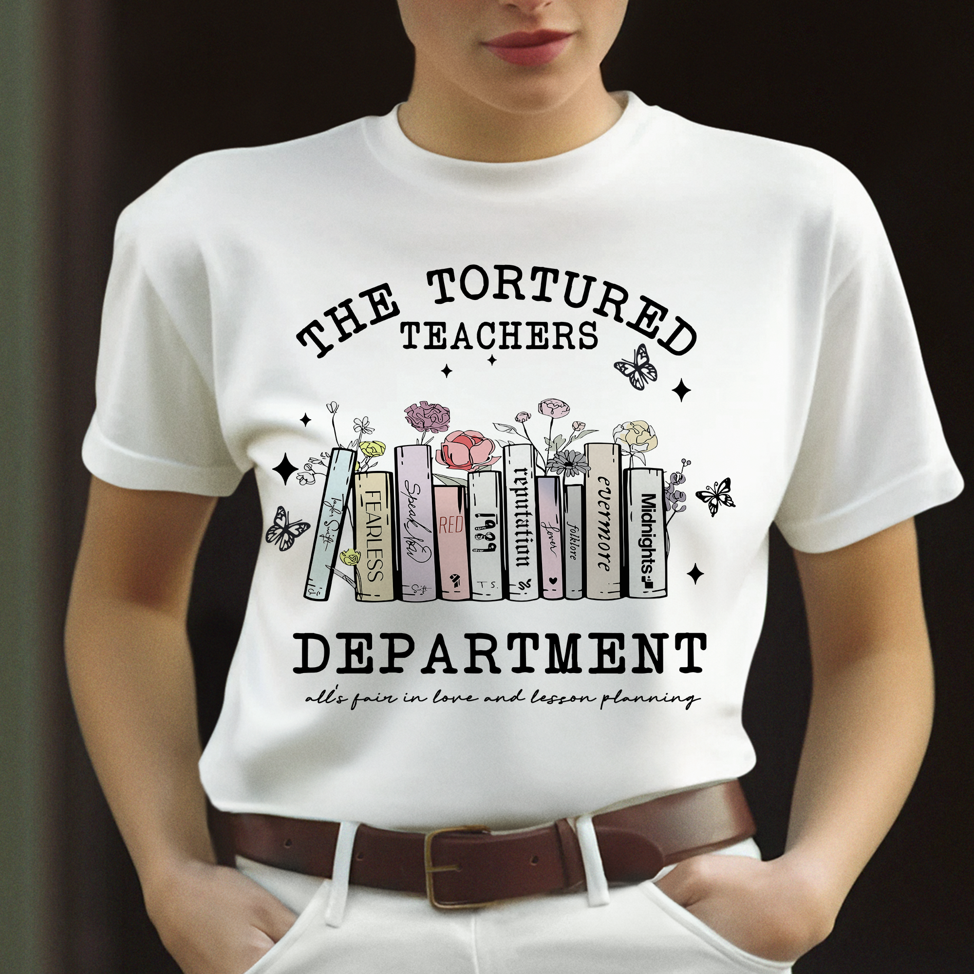 Funny Tortured Teachers Department T-Shirt - Perfect Gift for Educators