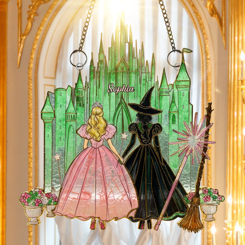 “Magic Awaits!” – Fantasy Lovers Suncatcher Ornament – Personalized Gift for All Occasions Ornament PopCulturePrints
