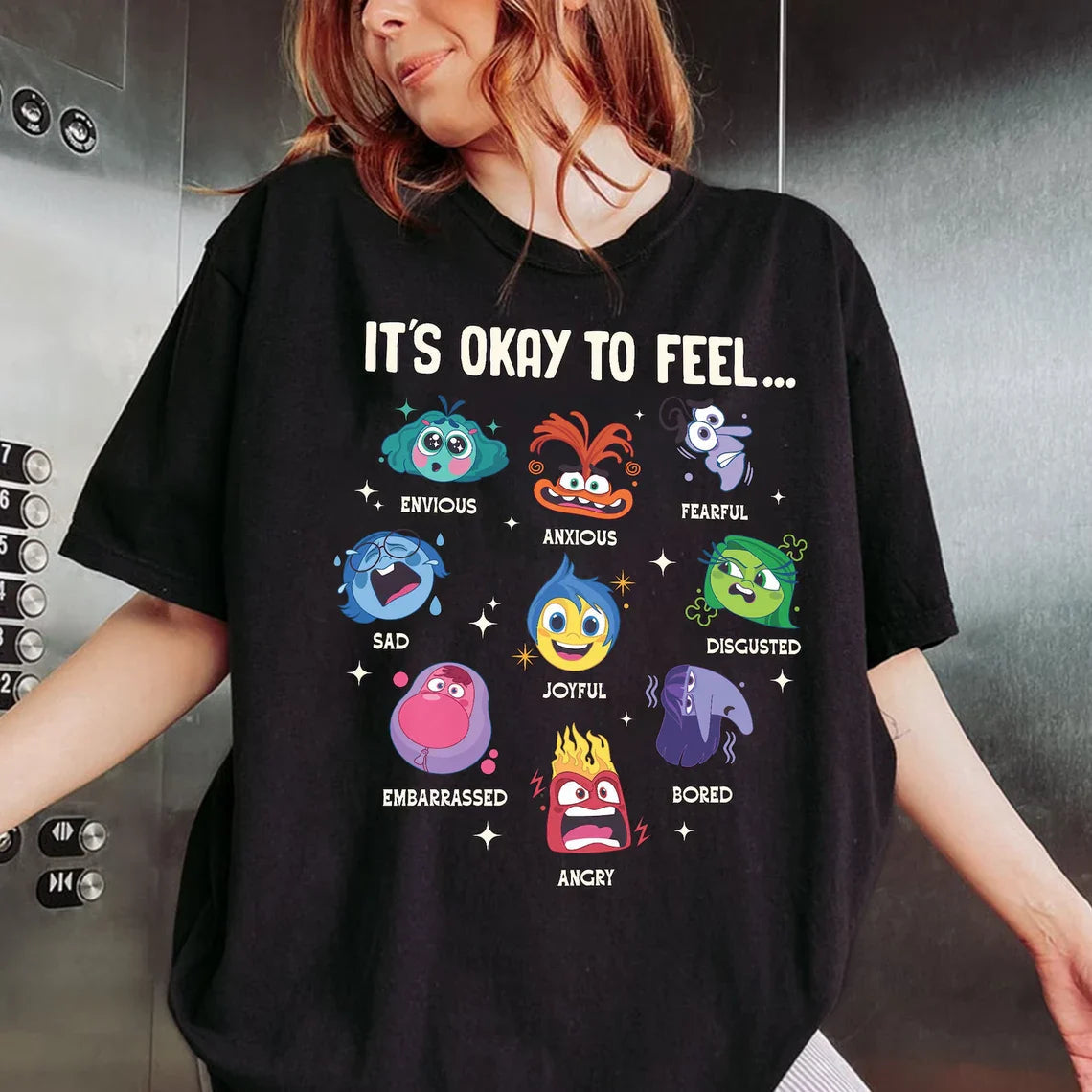 It's Okay to Feel - Emotions Graphic T-Shirt