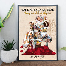 Load image into Gallery viewer, Fairytale Love Story Personalized Canvas for Couples - Valentine's Day Gifts Poster &amp; Canvas PopCulturePrints
