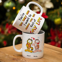 Load image into Gallery viewer, Personalized Cat Couple Mug - Funny Valentine&#39;s Day Gifts and Christmas Gift for Couples Coffee Mug PopCulturePrints
