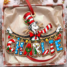 Load image into Gallery viewer, “Brighten Every Occasion with Colorful Childish Name Art!” - Personalized Gift Ornament for Kids, Family, and Friends
