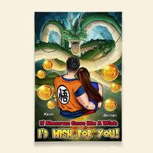 Load image into Gallery viewer, Anime-Inspired Personalized Couple Canvas Print | Valentine&#39;s Day Gifts Poster &amp; Canvas PopCulturePrints
