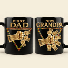 Load image into Gallery viewer, "First Dad, Now Grandpa" - Personalized Magic Mug for Father's Day and Grandparent Gifts Coffee Mug PopCulturePrints
