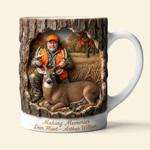 Load image into Gallery viewer, Making Memories: Personalized Hunting Life Coffee Mug - Custom Gift for Hunters Coffee Mug PopCulturePrints
