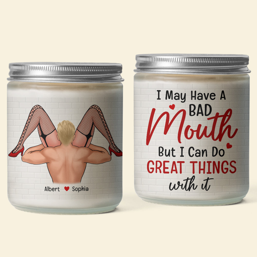 Personalized Romantic Candle - Funny and Sexy Design