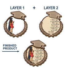 Load image into Gallery viewer, Behind You All Your Memories - Personalized Custom Shaped Car Visor Clip for Graduates Car Visor Clip PopCulturePrints
