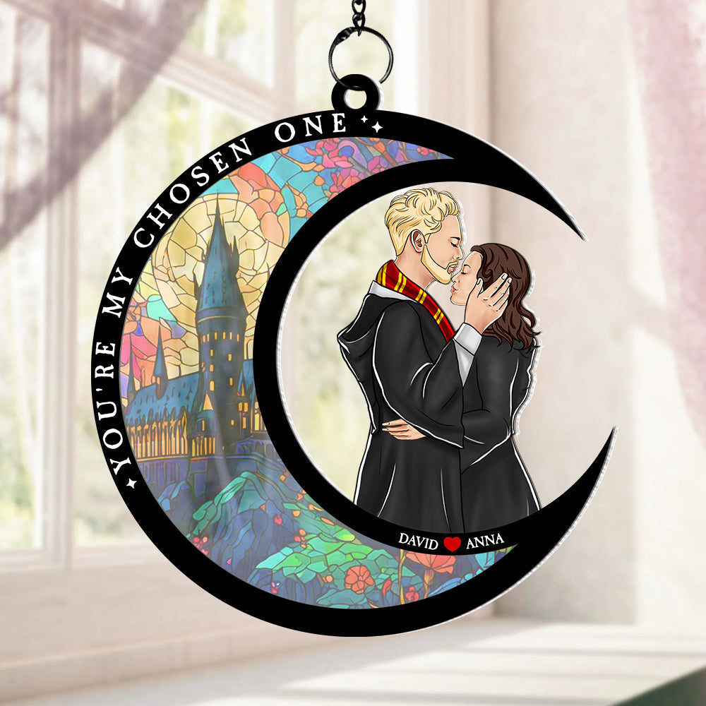 Personalized Harry Potter-Themed 'You're My Chosen One' Hanging Ornament