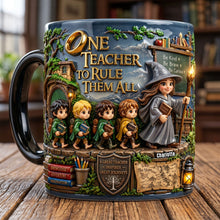 Load image into Gallery viewer, One Teacher to Rule Them All - Legendary Mentor Magic Coffee Mug | Personalized Gifts for Teachers Coffee Mug PopCulturePrints
